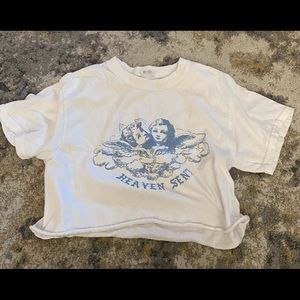 PACSUN White Cropped Tee